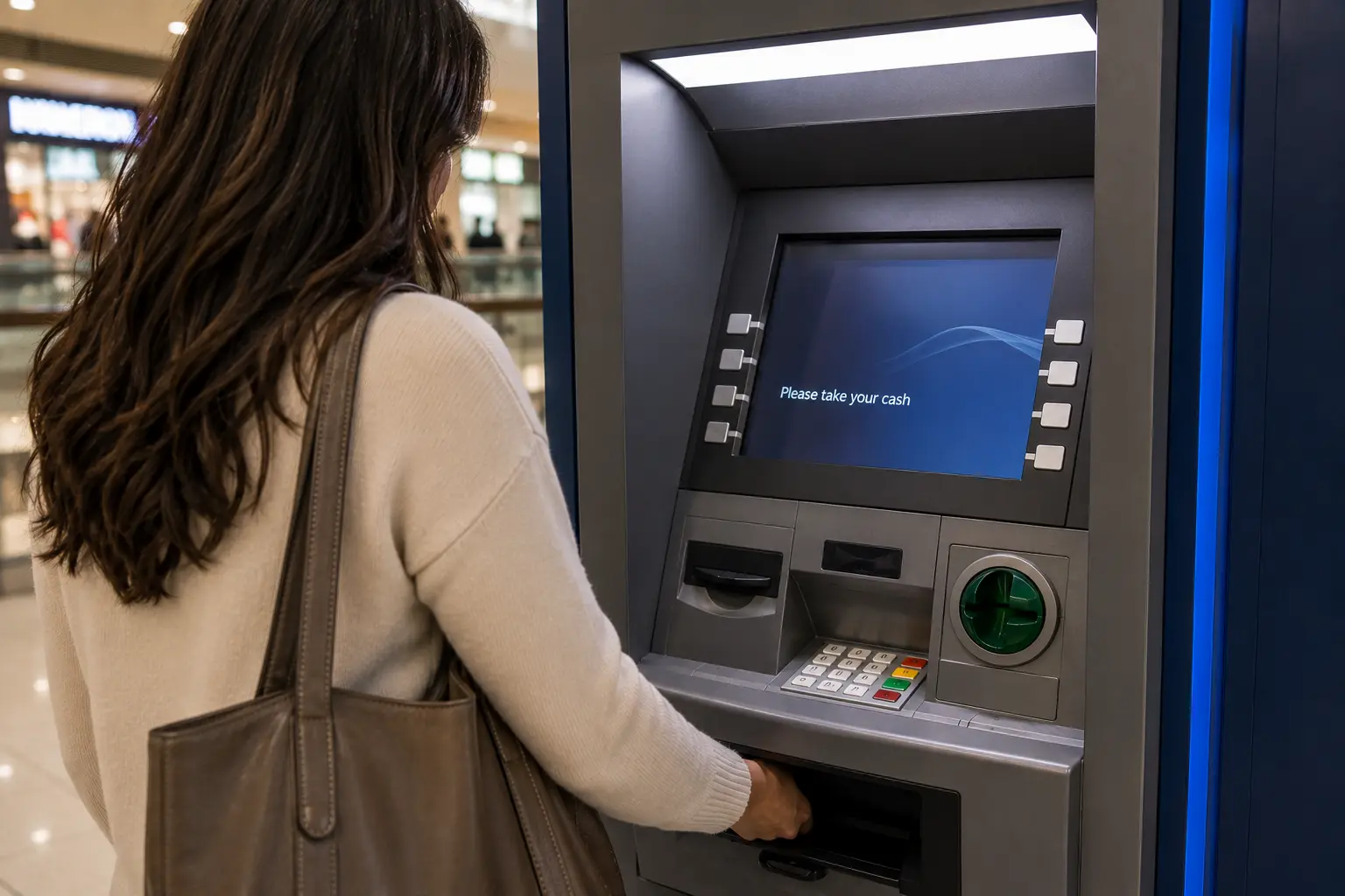 ATM inside Scarborough Town Centre