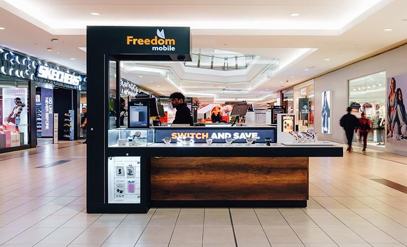 Freedom Mobile inside Scarborough Town Centre