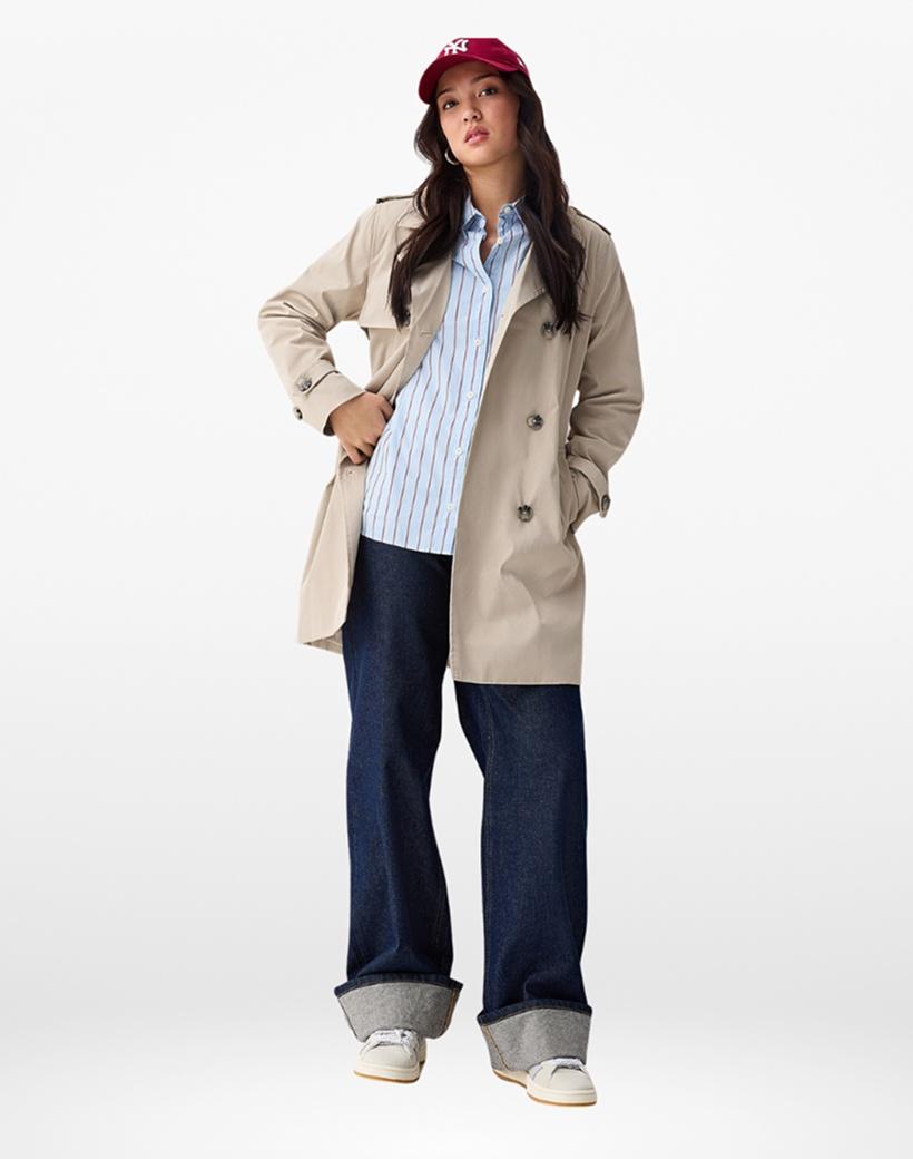 Simons Double Breasted Trench Coat