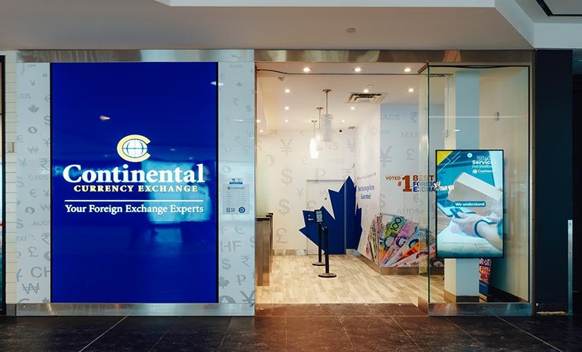 Continental Currency Exchange inside Scarborough Town Centre