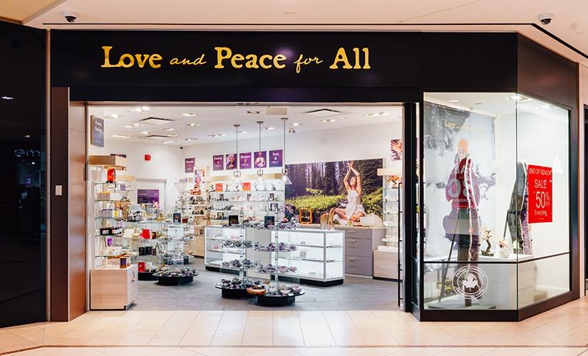 Love and Peace for All inside Scarborough Town Centre