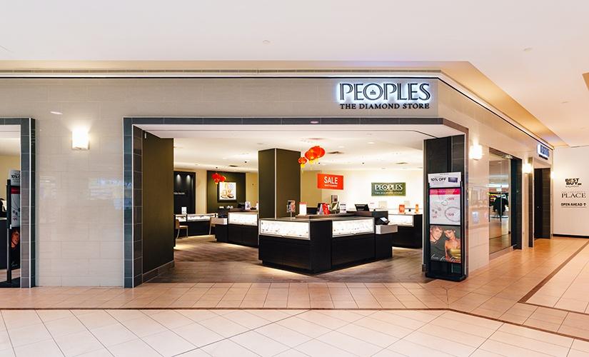 Peoples Jewellers inside Scarborough Town Centre