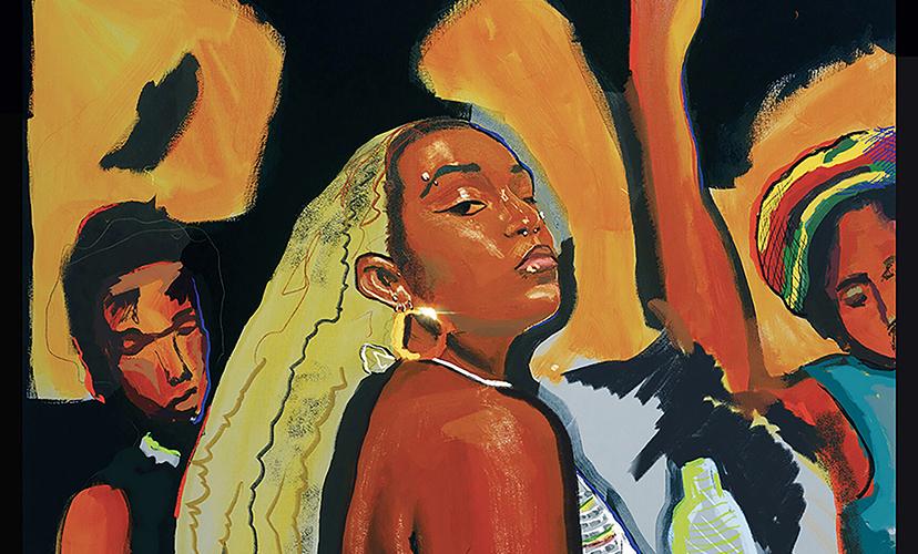 Queen of the Dancehall artwork highlighting empowered women and bold cultural expression