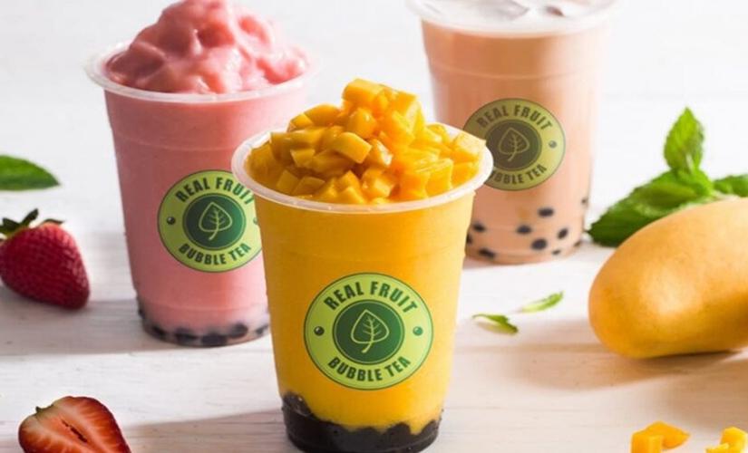 Real Fruit Bubble Tea Kiosk inside Scarborough Town Centre