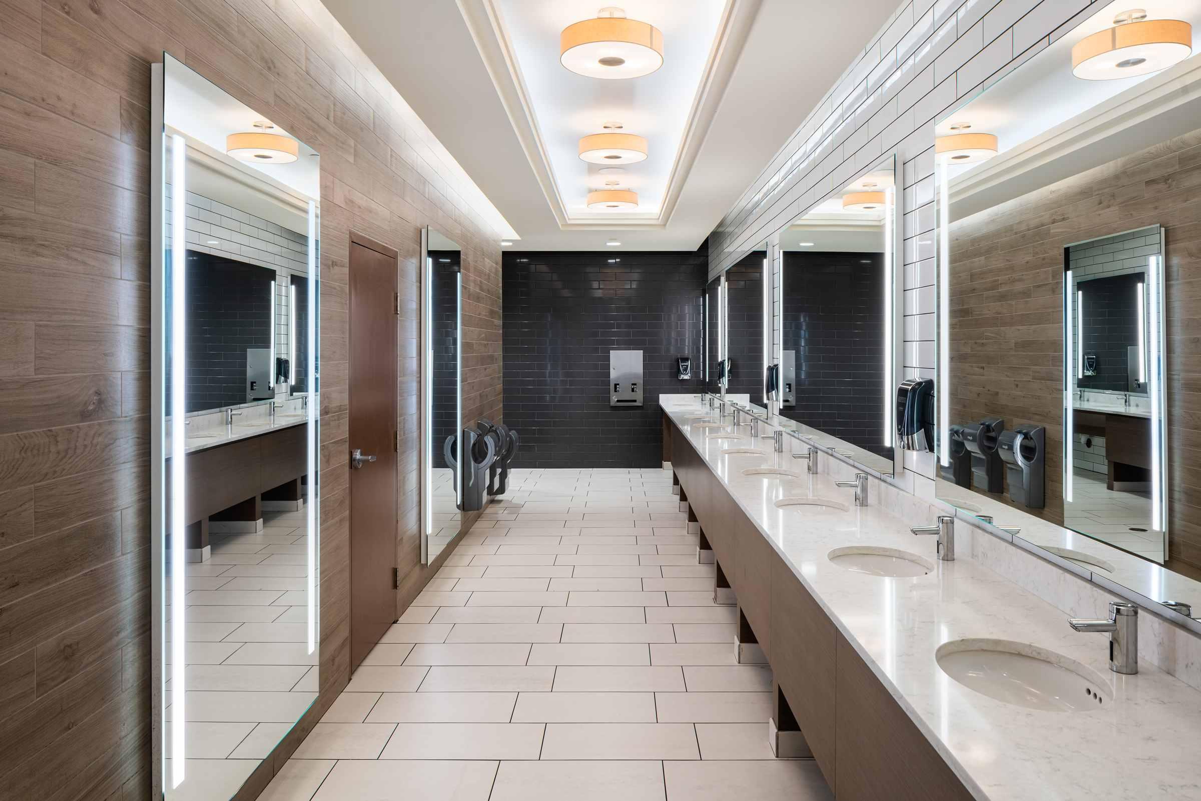 Clean and modern washroom facilities designed to provide comfort and convenience for visitors