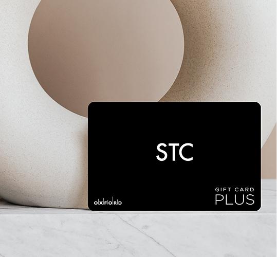 STC physical gift card displayed for shopping at Scarborough Town Centre stores