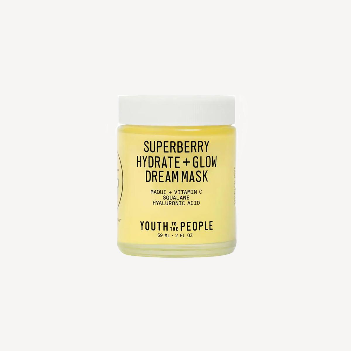 Superberry Hydrate + Glow Dream Night Cream + Mask with Vitamin C