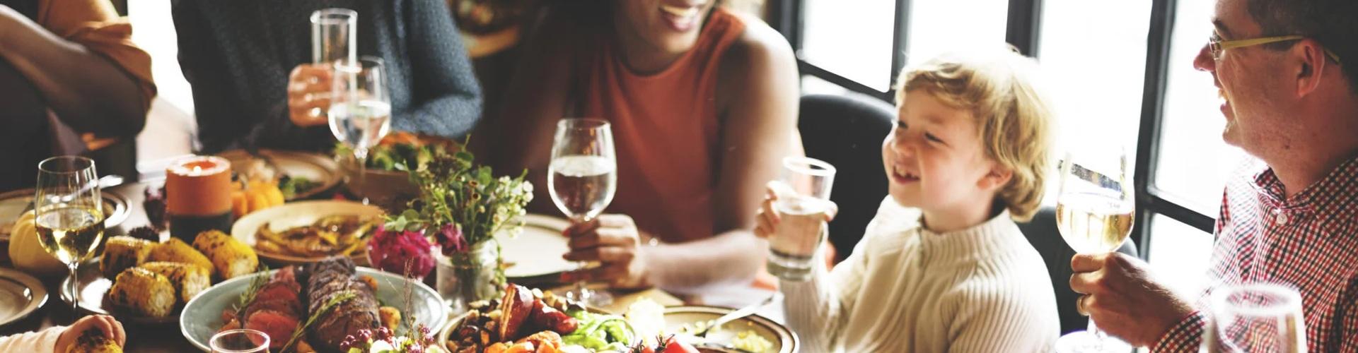 Dining experience bringing people together through shared meals, connection, and social moments