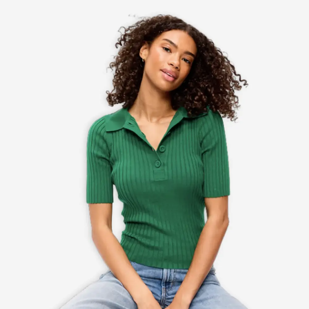 knit polo