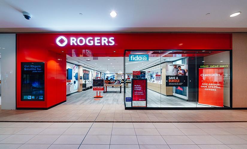 Rogers inside Scarborough Town Centre
