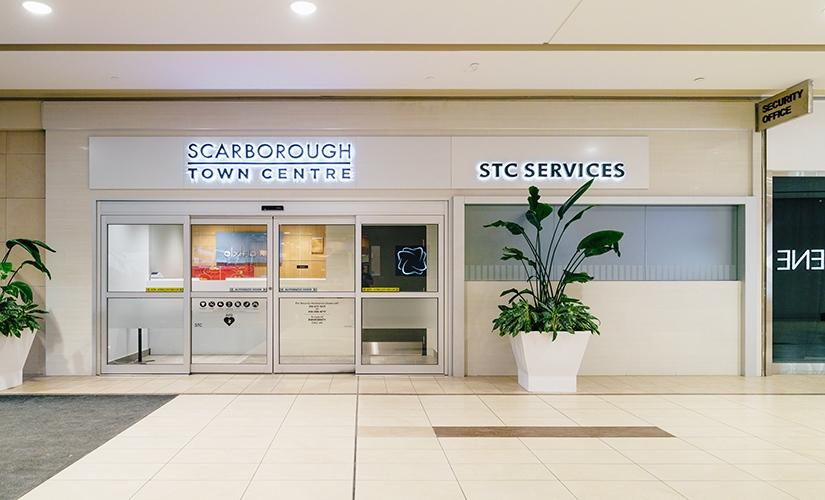 Security inside Scarborough Town Centre