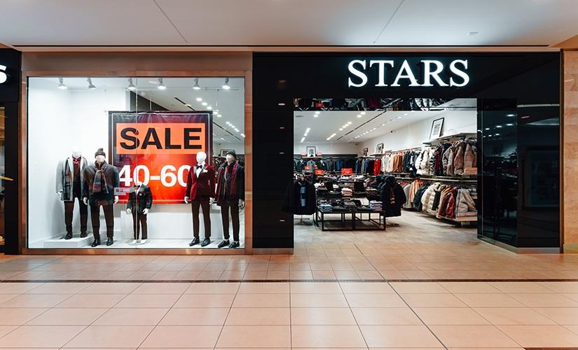 Stars Men's Shops inside Scarborough Town Centre