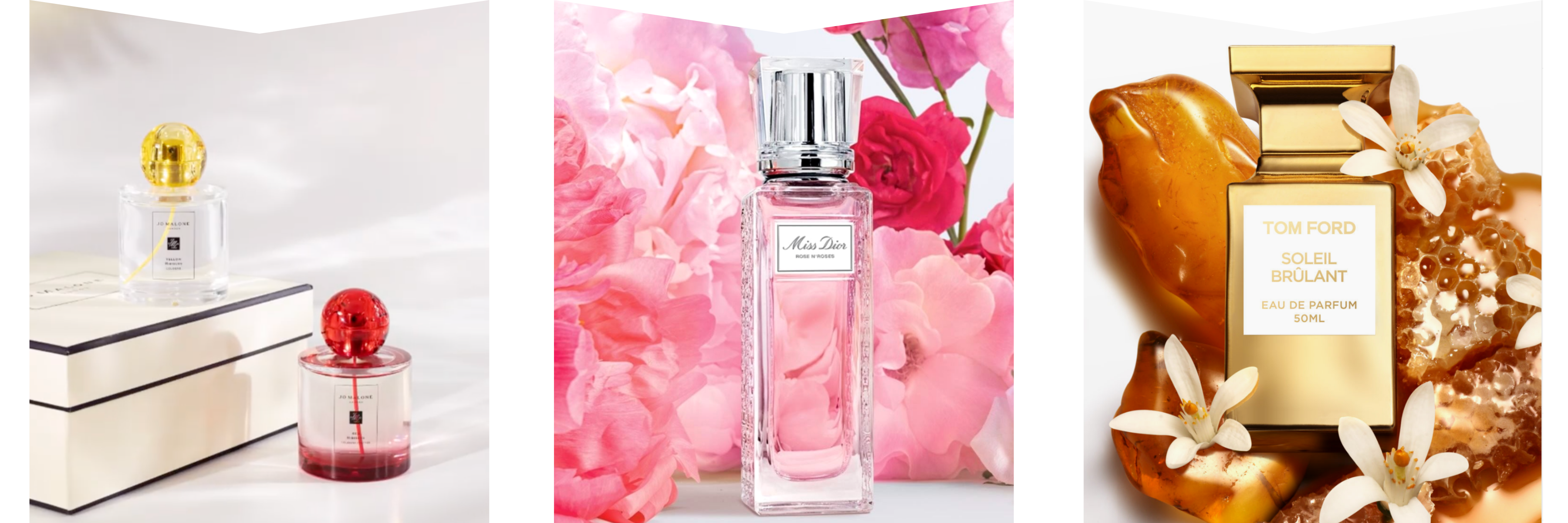 Jo Malone, Dior & Tom Ford perfume