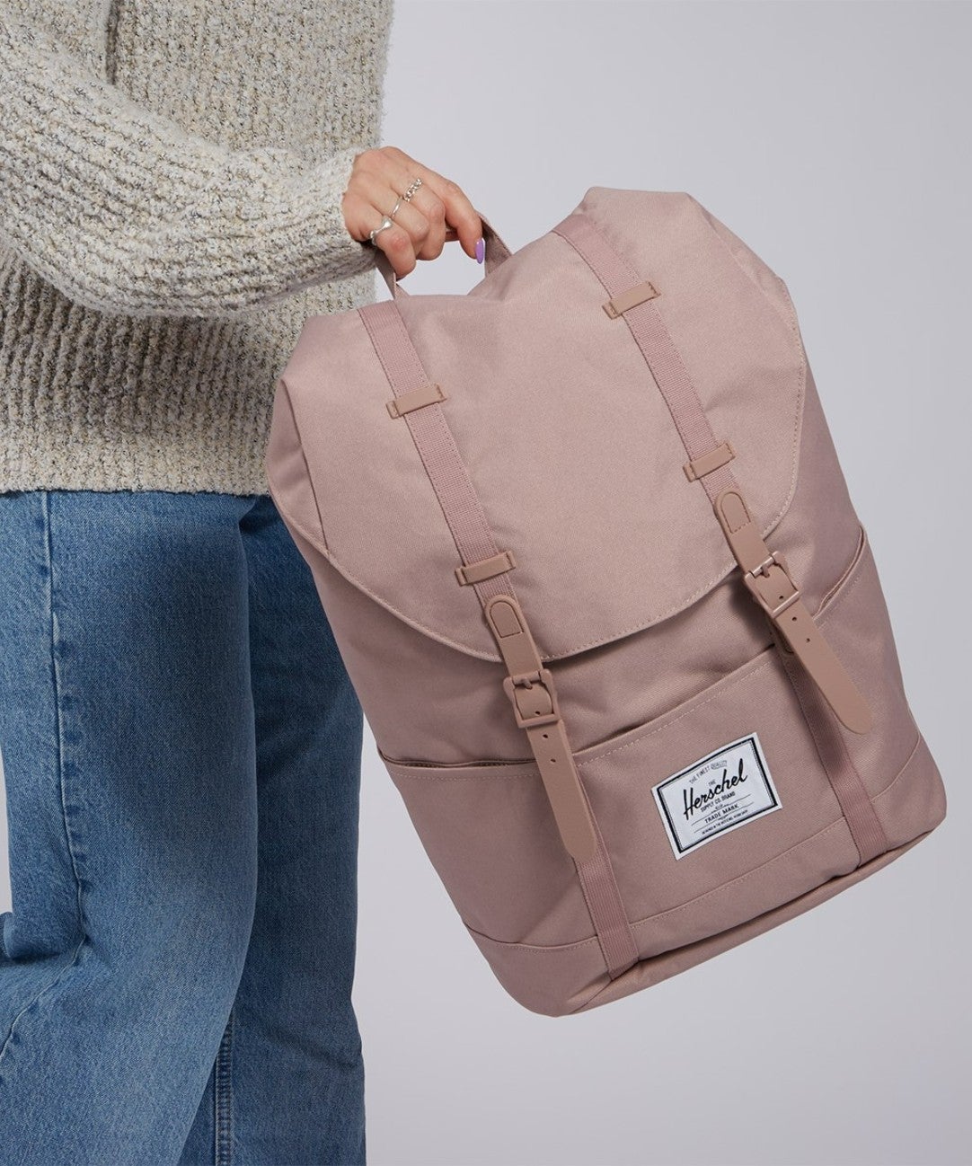 pink herschel bag