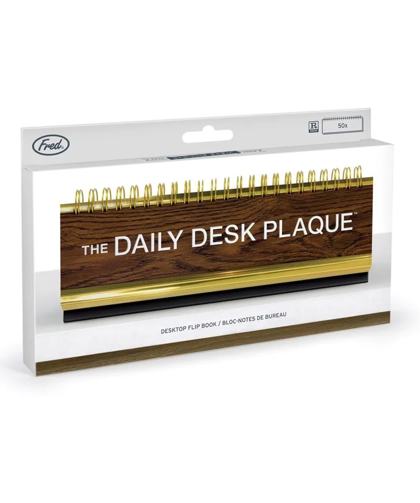 daily desk plaque
