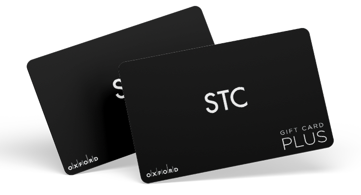 Stack of STC gift cards