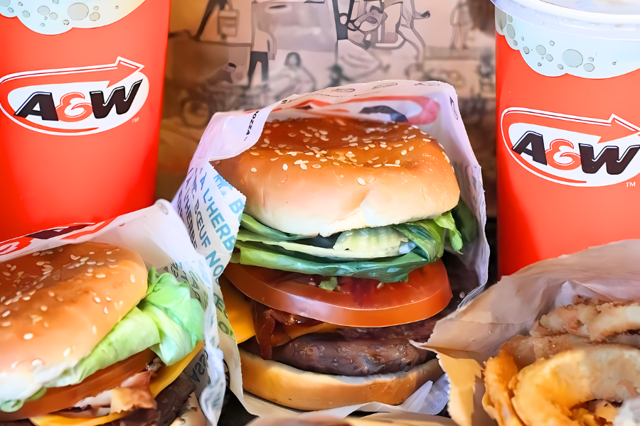 a&w burgers and drinks