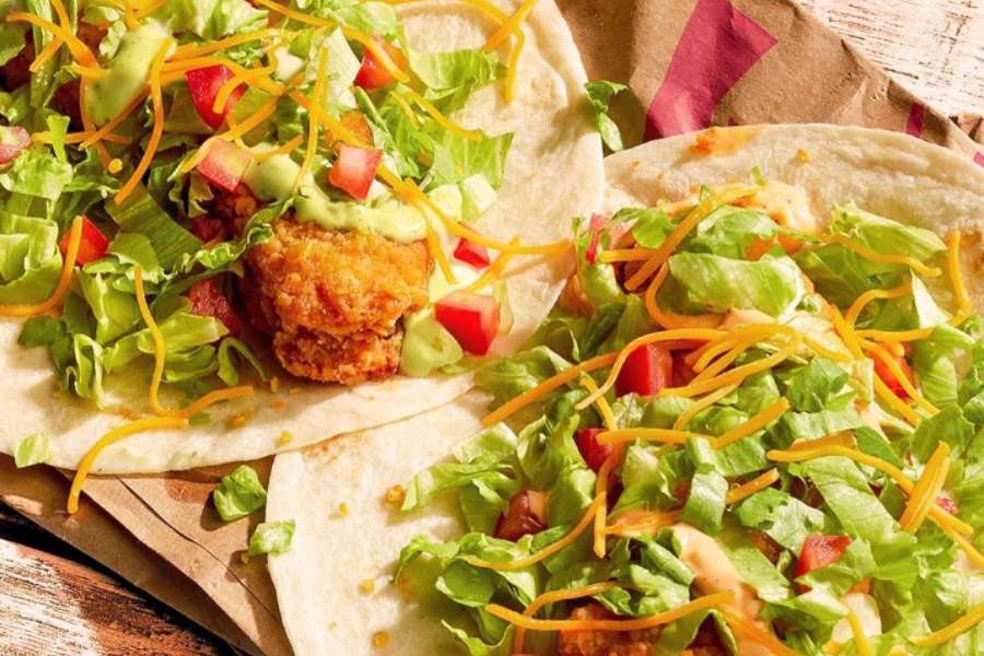 crispy chicken tacos