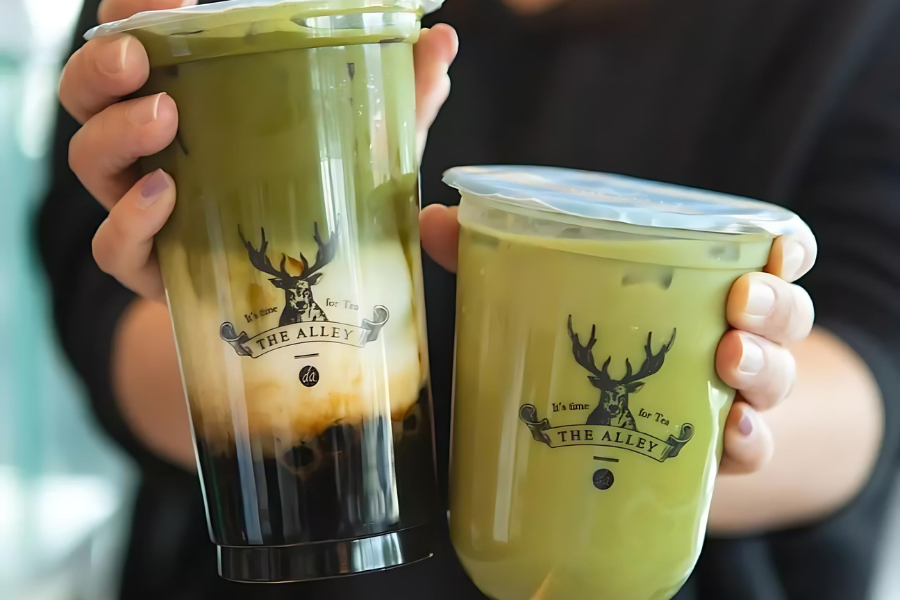 Matcha Latte and Deerioca Matcha