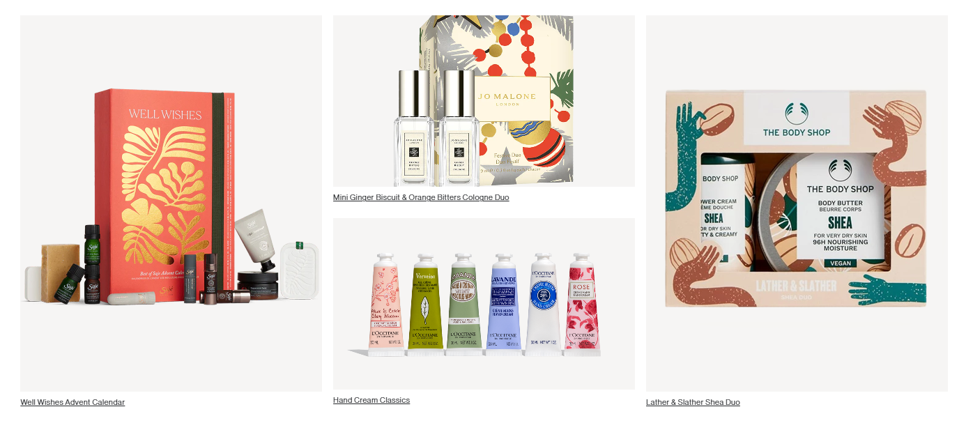 Image of products featured in the STC Holiday Gift Guide.