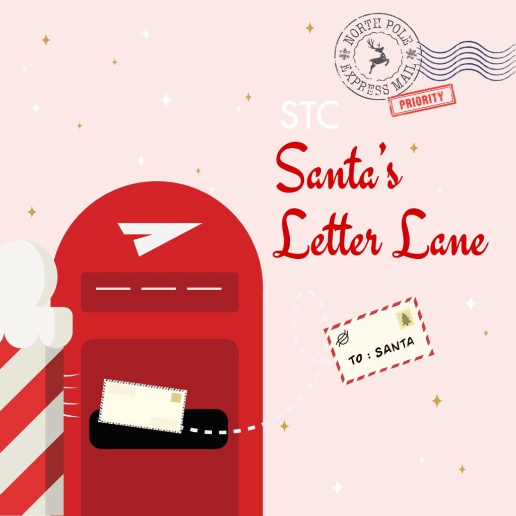 santa's letter lane poster