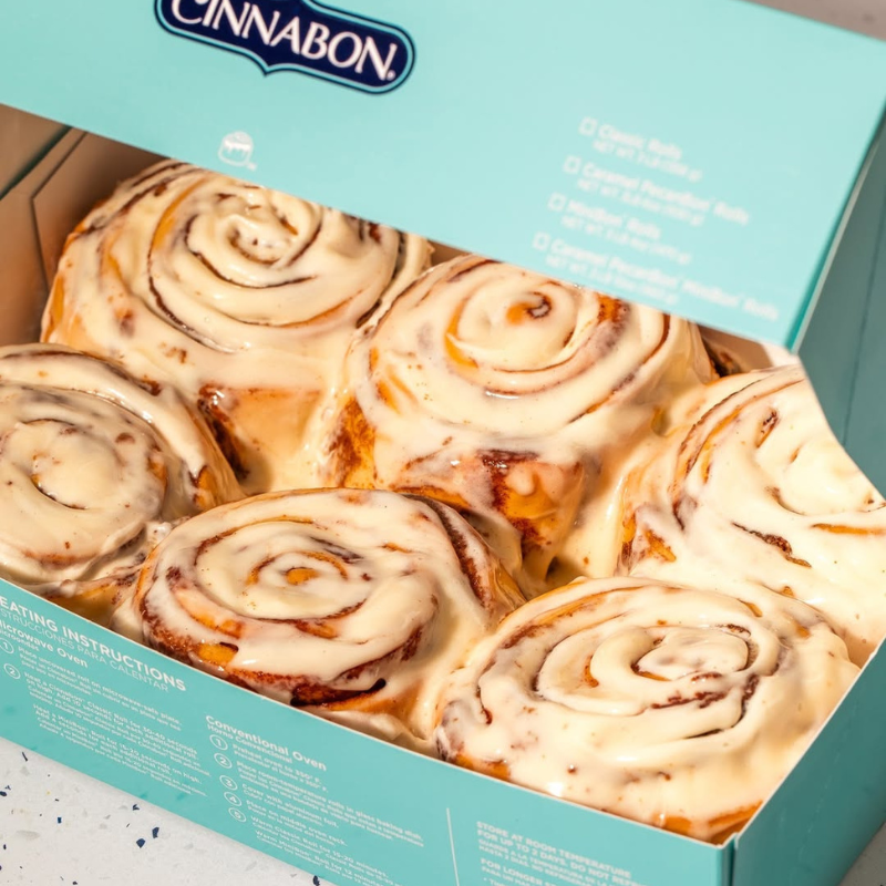 box of cinnamon buns