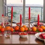 lunar new year tablescape