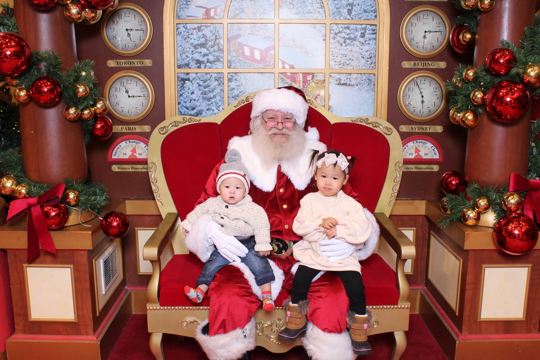 babies with santa