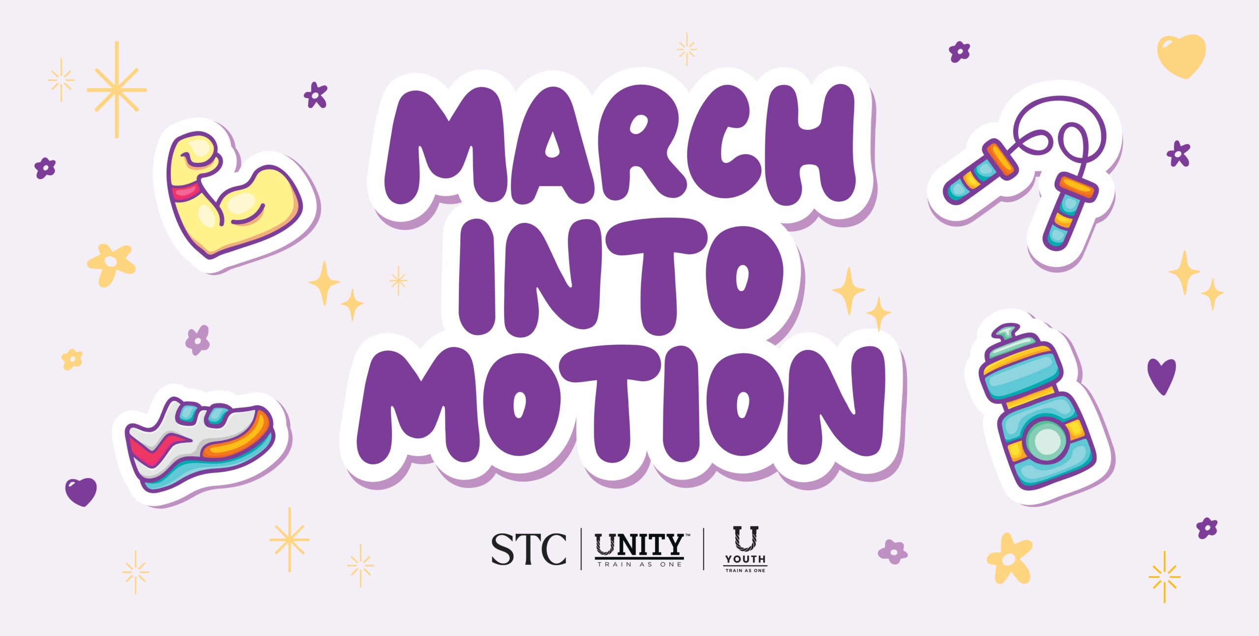 march into motion banner